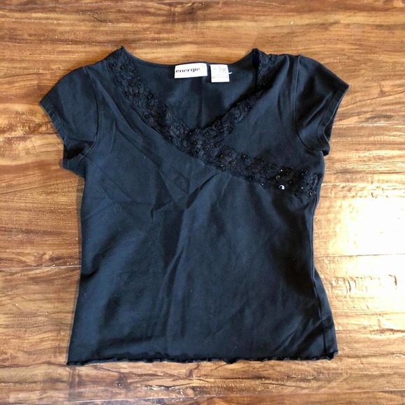 Black y2k crop top - Picture 4 of 4